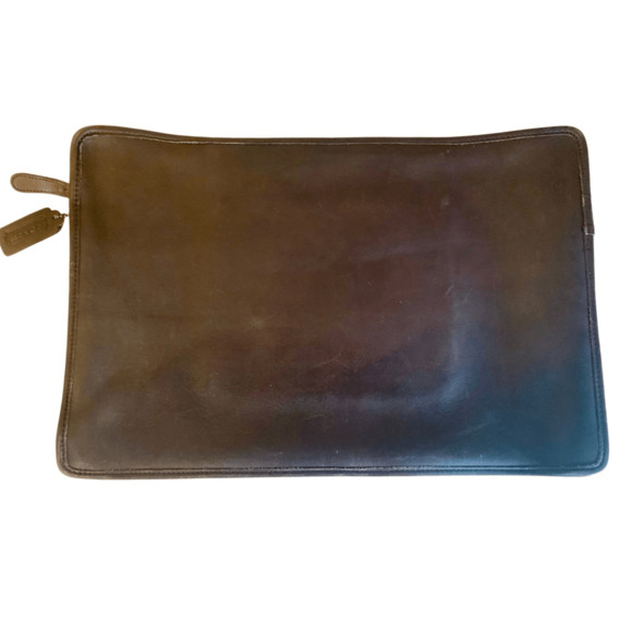 Vintage Coach Zip Portfolio Document  Laptop Case 5225 - Picture 2 of 11